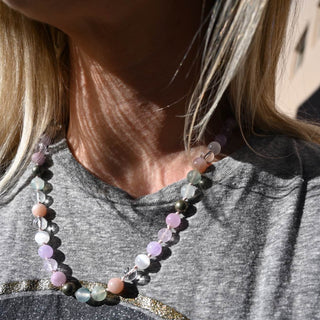 gemstone beaded necklace